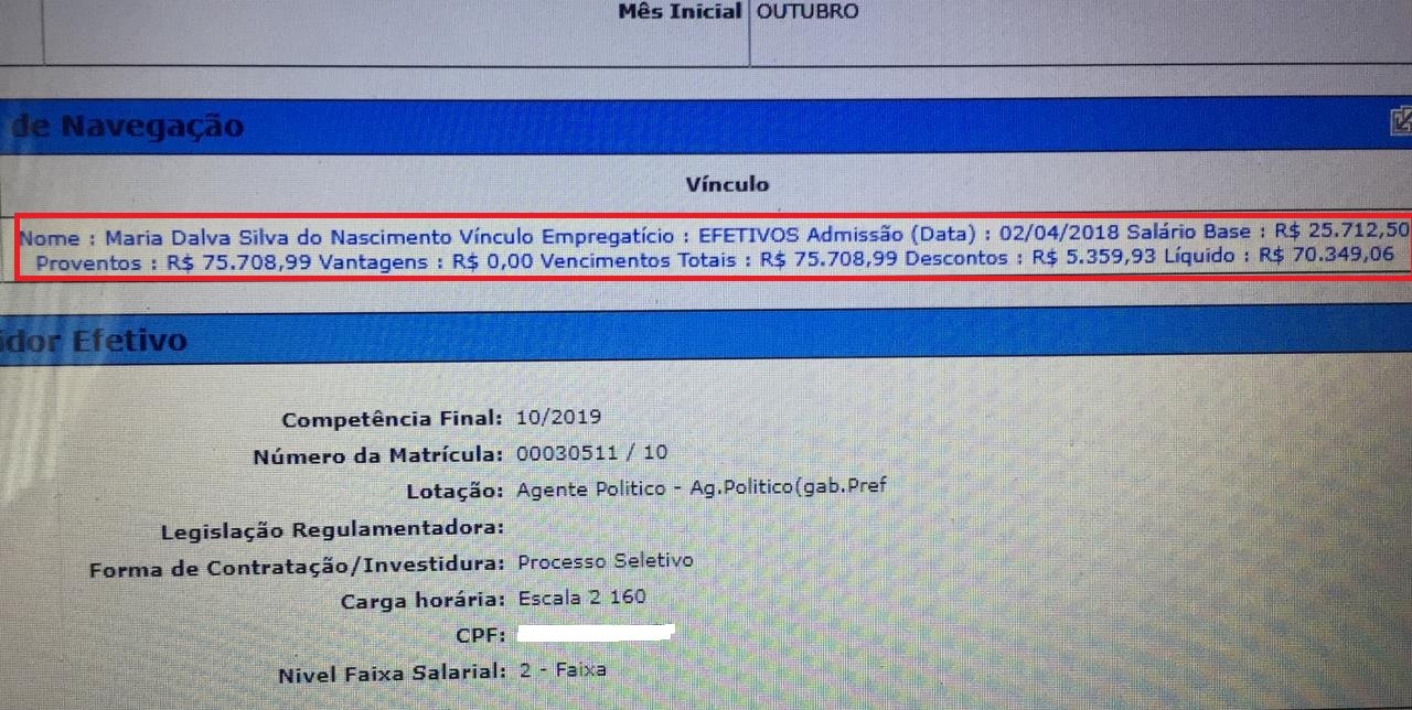 Prefeita cassada de Silva Jardim não precisou esperar muito para receber: interino mandou pagar mais de R$ 70 mil a ela