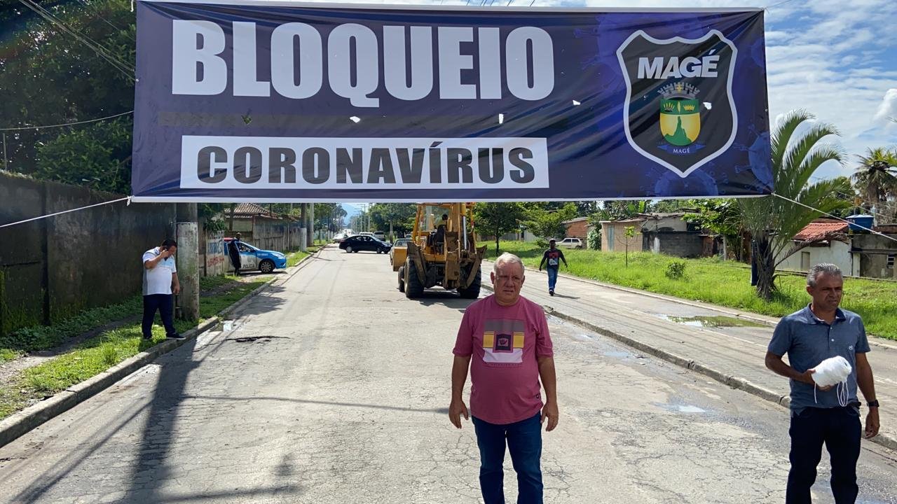 Magé se isola para combater o coronavírus