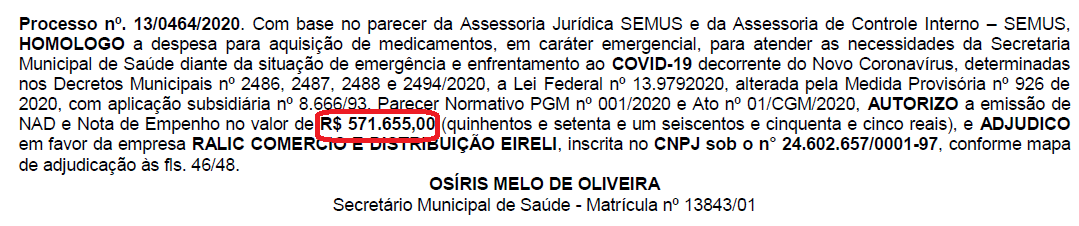 Emergência nada transparente em Queimados: Saúde faz despesas de R$ 1,8 milhão sem revelar quanto custa o que está sendo adquirido