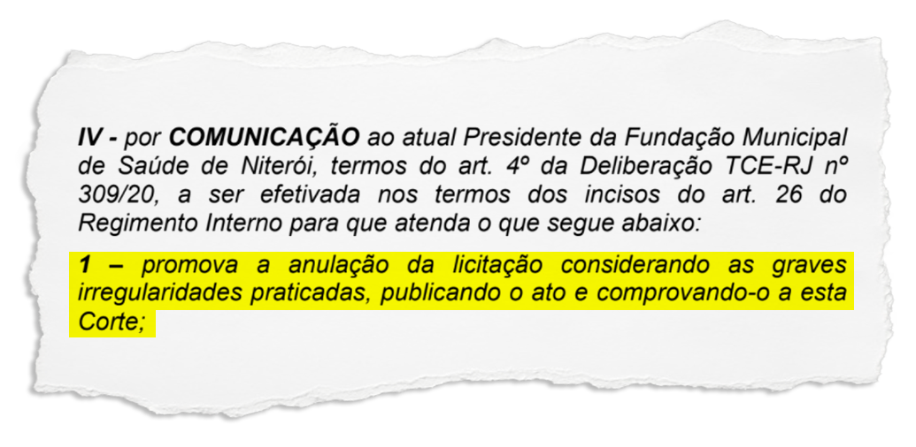 TCE anula licitação vencida por empresa ligada ao grupo Locanty em Niterói, por “graves irregularidades” no edital