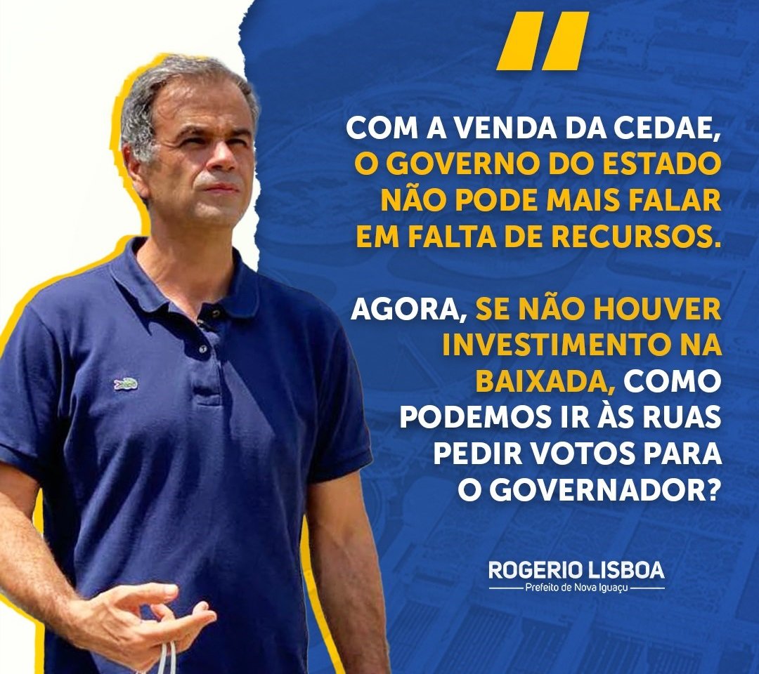 Abre o olho com a Baixada, governador