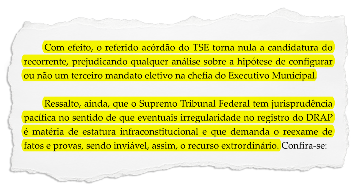 Decisão do STF joga por terra todas as tentativas do grupo de Dudu Guedes para evitar eleição suplementar em Itatiaia