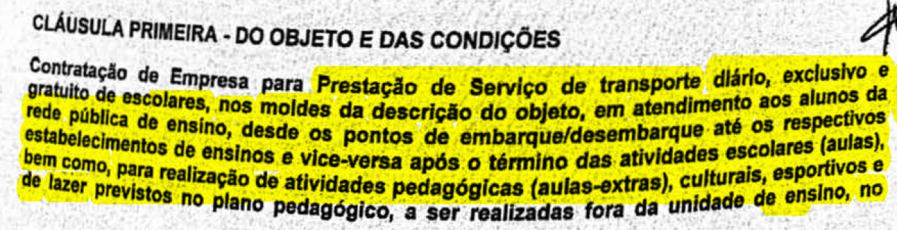 Locação de ônibus em Silva Jardim está sob suspeita