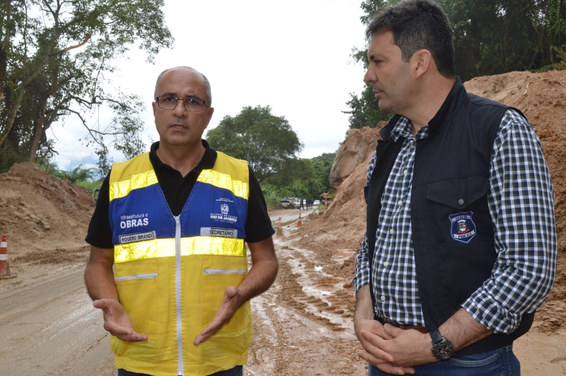 Governo estadual presta apoio a municípios afetados pelas chuvas: Em Mangaratiba, cinco pontos receberão obras de contenção de encosta