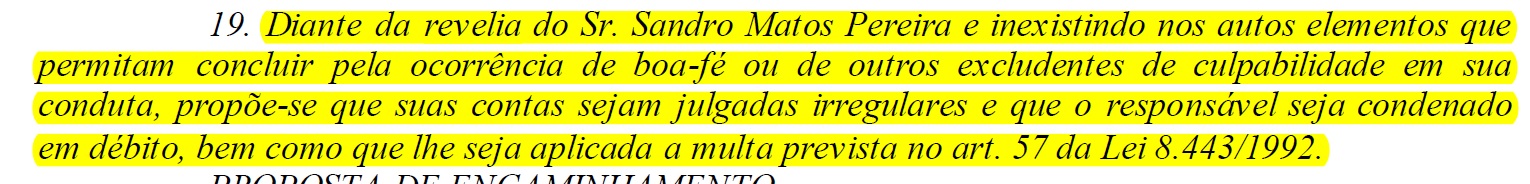 Acórdão do TCU diz que ex-prefeito de Meriti foi condenado a revelia por não concluir obras pagas com recursos federais