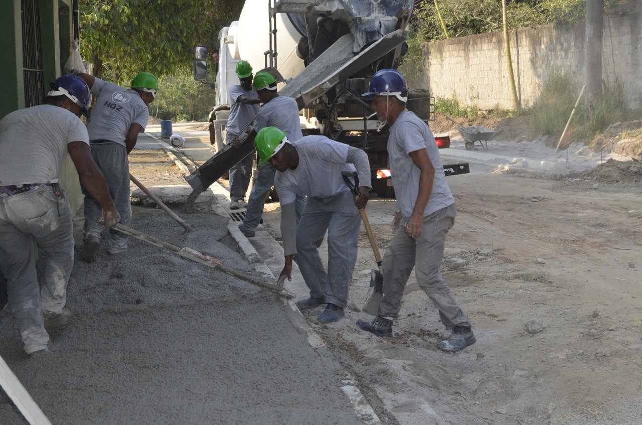 Obras no bairro Santa Terezinha avançam para uma nova etapa