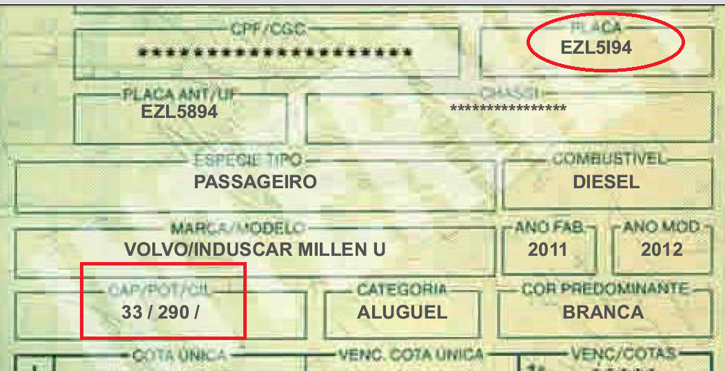 Parte da frota alugada pela Prefeitura de Japeri veio de São Paulo e nem todos os ônibus tem a capacidade de lotação mínima exigida no edital