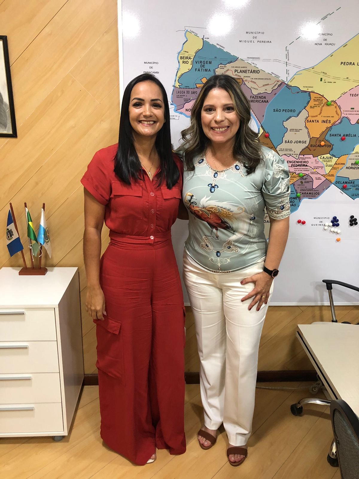 Prefeita de Japeri se reúne com promessa feminina para Câmara